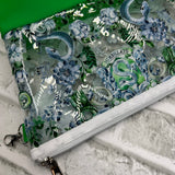 Clear slytherin wedge bag