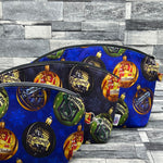 House ornaments royal blue Poppy Pouch, Large