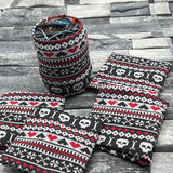 Skulls & hearts sweater yarn cozy