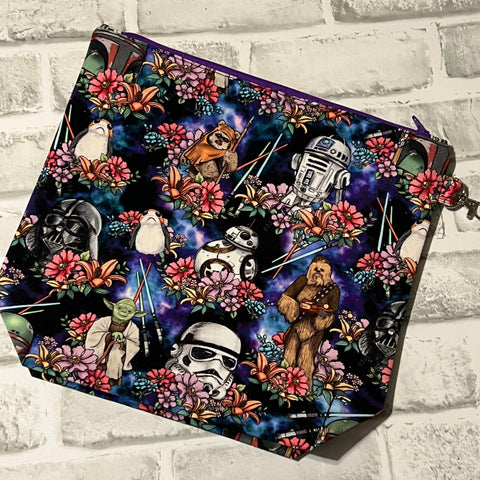 Galaxy floral space wars bag