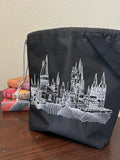 Hogwarts embroidered drawstring bag