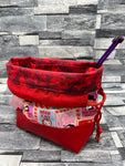 Scary Valentine drawstring bag