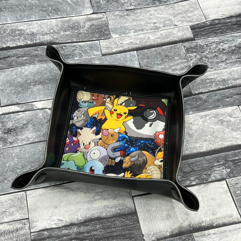 Poké appliqué dice tray