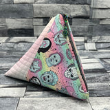 Pastel horror triangle pouch