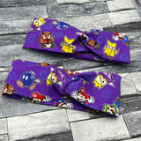 Purple Mario headband