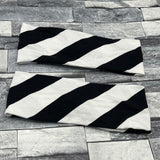 Diagonal stripes headband