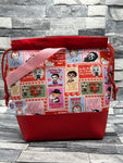 Scary Valentine drawstring bag
