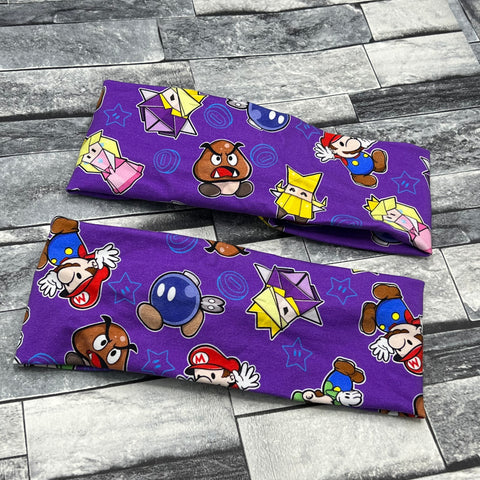 Purple Mario headband