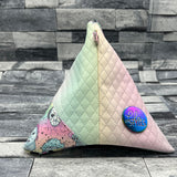 Pastel horror triangle pouch