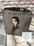 Wednesday Addams zipper bag