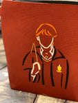 Ron Weasley embroidered zipper bag