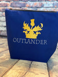 Outlander embroidered zipper bag