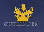 Outlander embroidered zipper bag