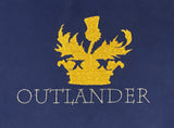 Outlander embroidered zipper bag