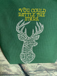 Rattle the stars embroidered bag