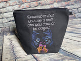 ACOTAR you are a wolf embroidered bag