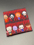 Striped horror characters cozy