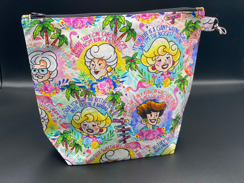 Golden one liners zipper bag