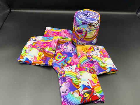 Lisa Frank yarn cozy