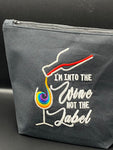 Into The Wine zipper bag