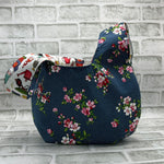 Gnomes and flowers Knot Bag