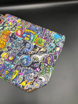 Haunted castles wedge bag