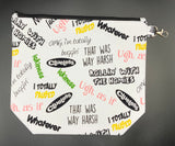 Clueless quotes wedge bag